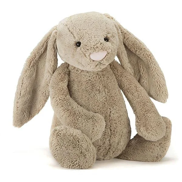 Sweet and endearing Jellycat stuffiesJellycat Beige Large HK Bashful Bunny 36cm