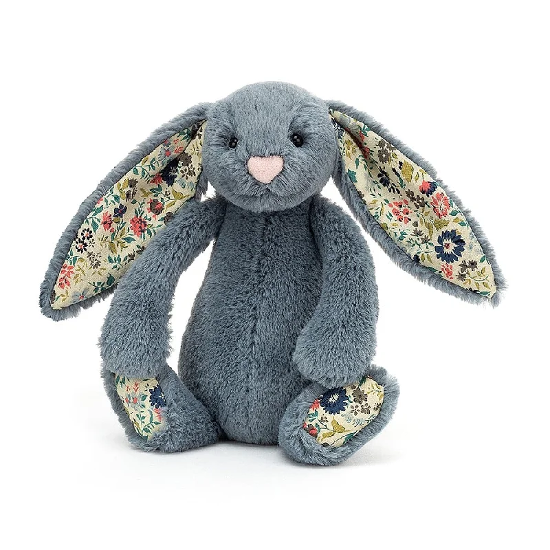 Adorable and snuggly Jellycat toysJellycat Blossom Dusky Blue Bunny - Small