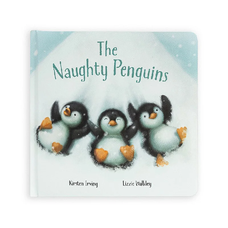 Soft and cozy Jellycat high-quality craftsmanshipJellycat Board Book The Naughty Penguins Soft and cozy Jellycat high-quality craftsmanshipJellycat Board Book The Naughty Penguins
