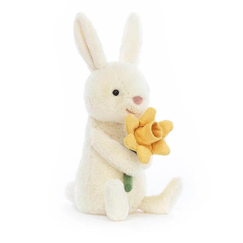 Enchanting and magical plush dollsJellyCat Bobbi Bunny With Daffodil - H18cm