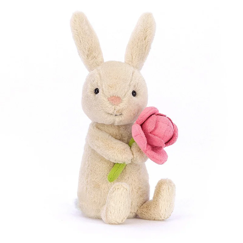 Adorable and plush Jellycat emotional support friendsJellycat Bonnie Bunny With Peony