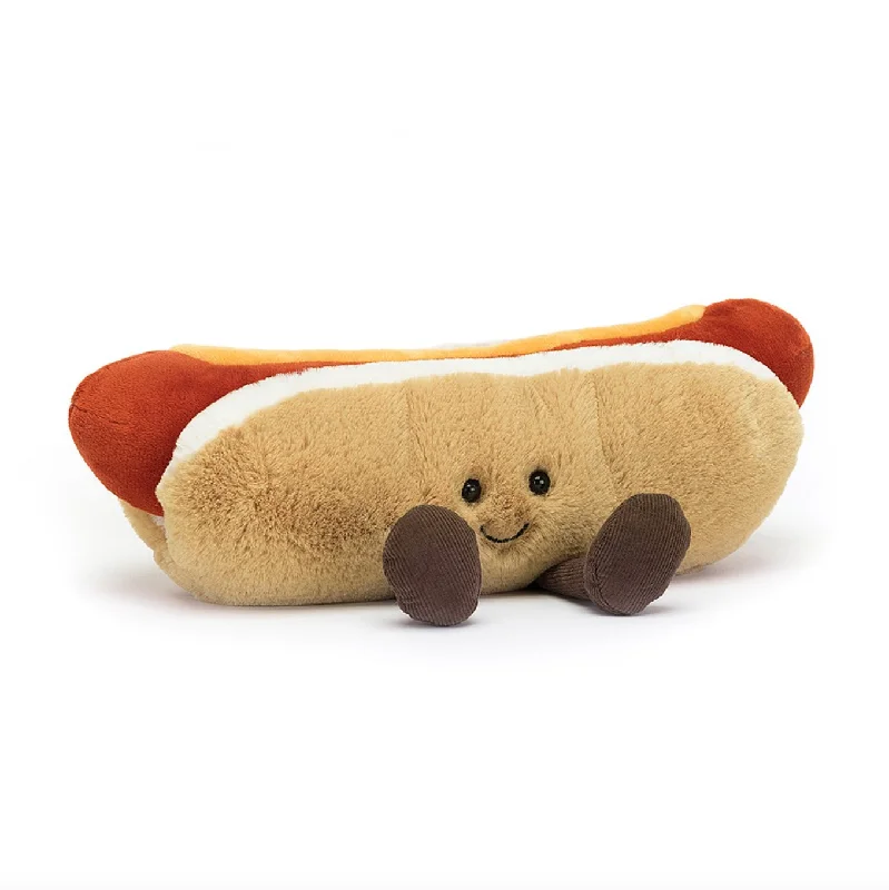 Adorable and gentle Jellycat friendsAmuseable Hot Dog