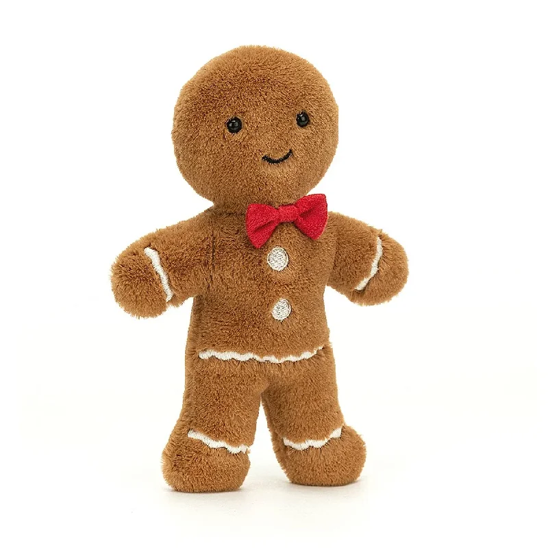Fluffy and comforting Jellycat superior materialsJellycat Jolly Gingerbread Fred - Small