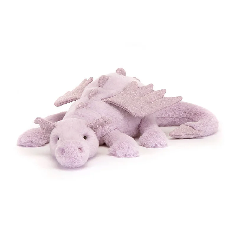 Plush and comforting Jellycat figuresJellycat Lavender Dragon - Medium