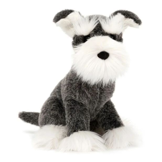 Colorful and vibrant plush creationsJellycat Lawrence Schnauzer