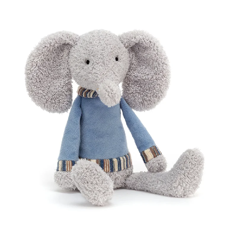 Soft and cuddly stuffed animalsJellyCat Lingley Elephant - H29cm
