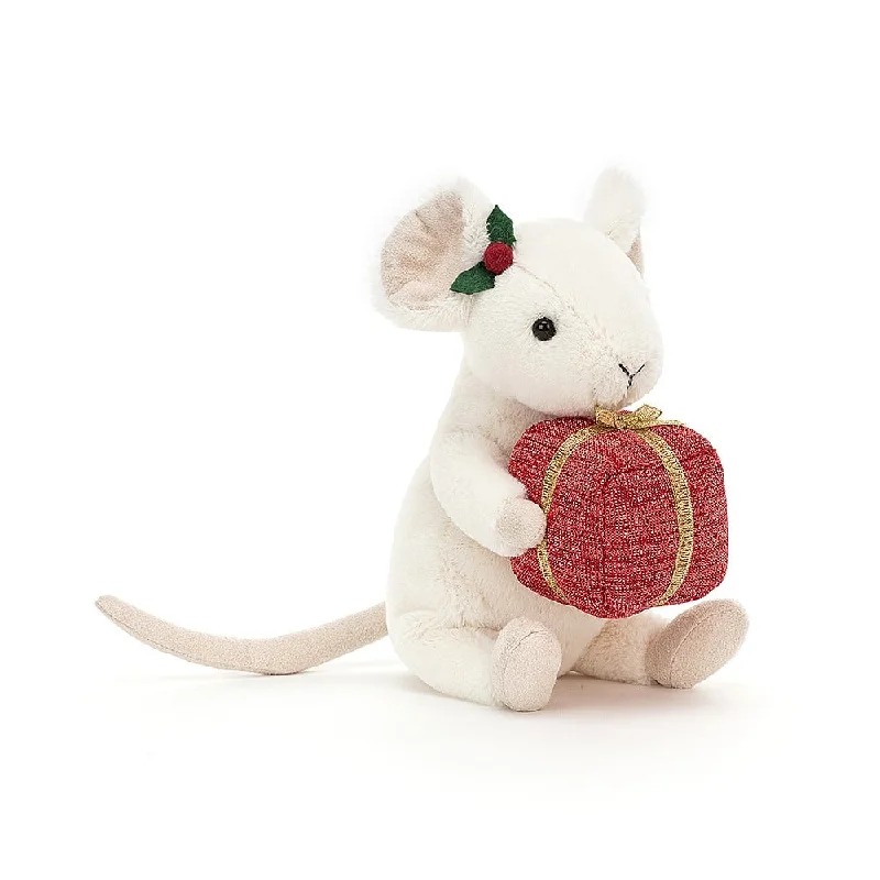 Cuddly and snuggly Jellycat snuggle partnersJellycat Merry Mouse Present