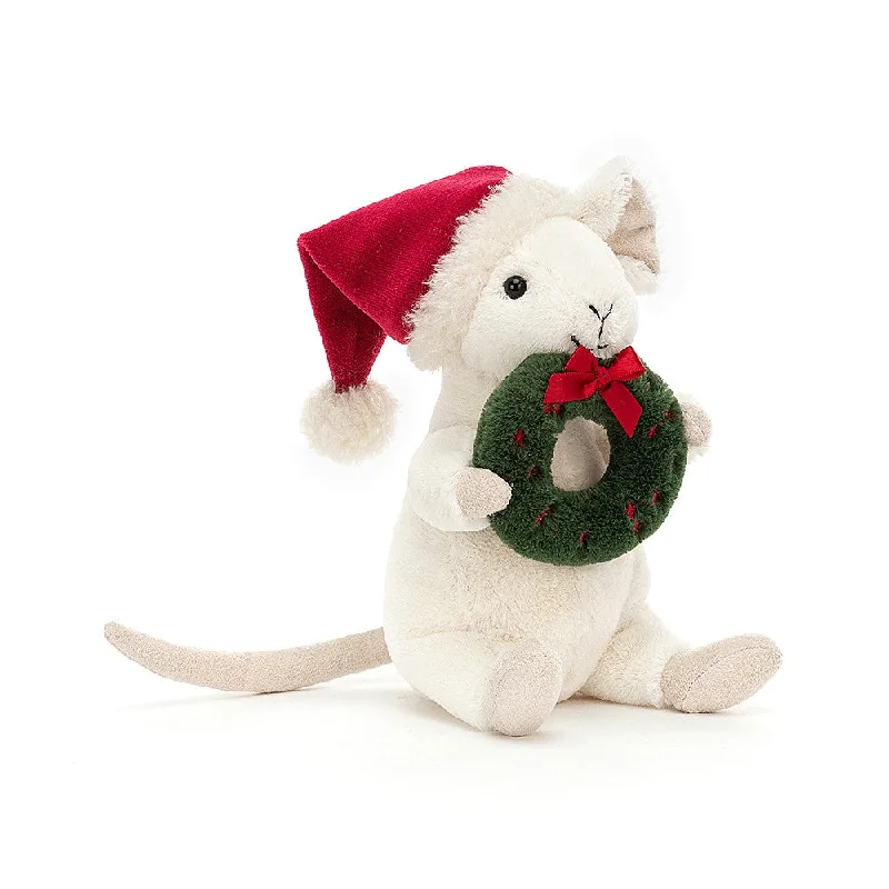 Cuddly and comforting plush charactersJellyCat Merry Mouse Wreath - H18cm