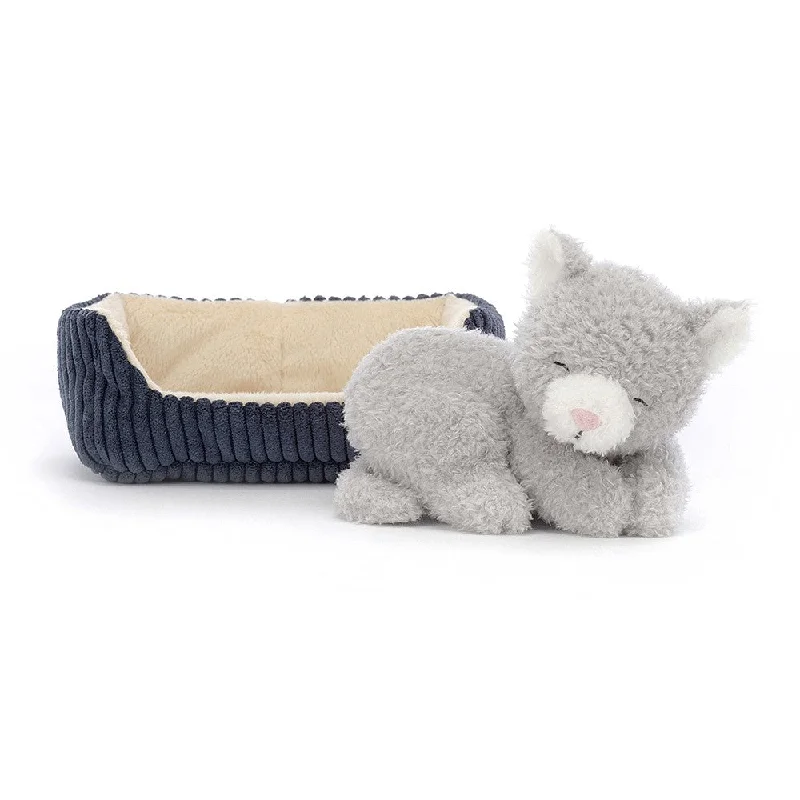 Cuddly and endearing Jellycat timeless appealJellycat Napping Nipper Cat