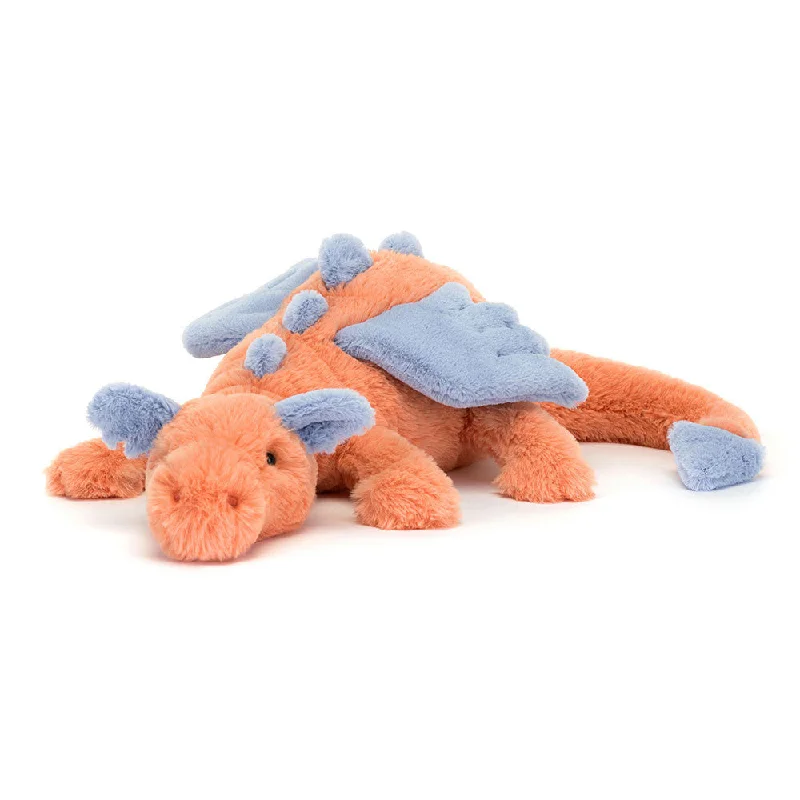 Friendly and approachable plush friendsJellycat Persimmon Dragon