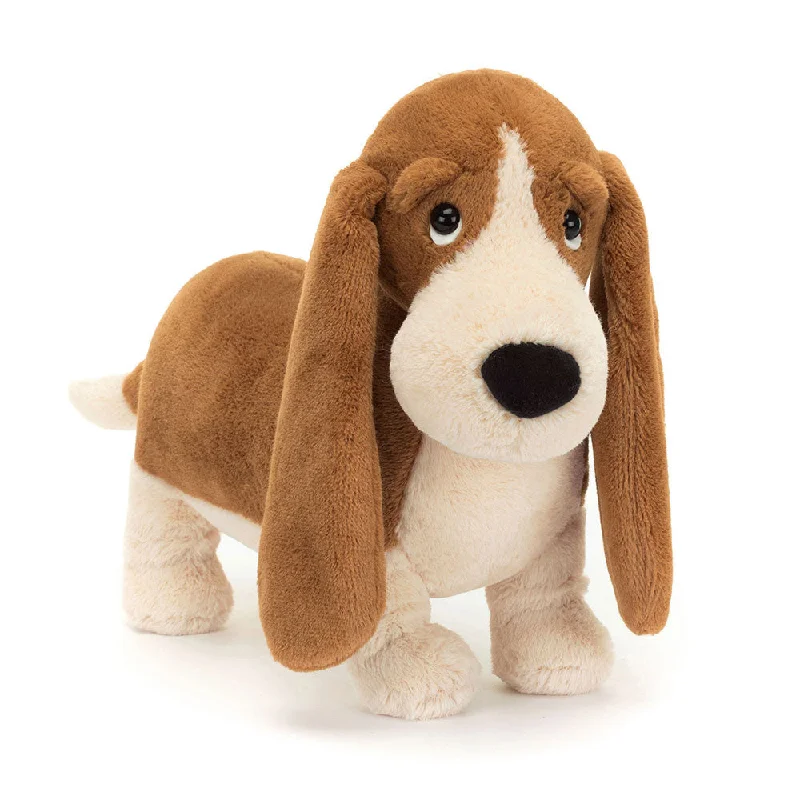 Soft and squishy plush crittersJellycat Randall Basset Hound