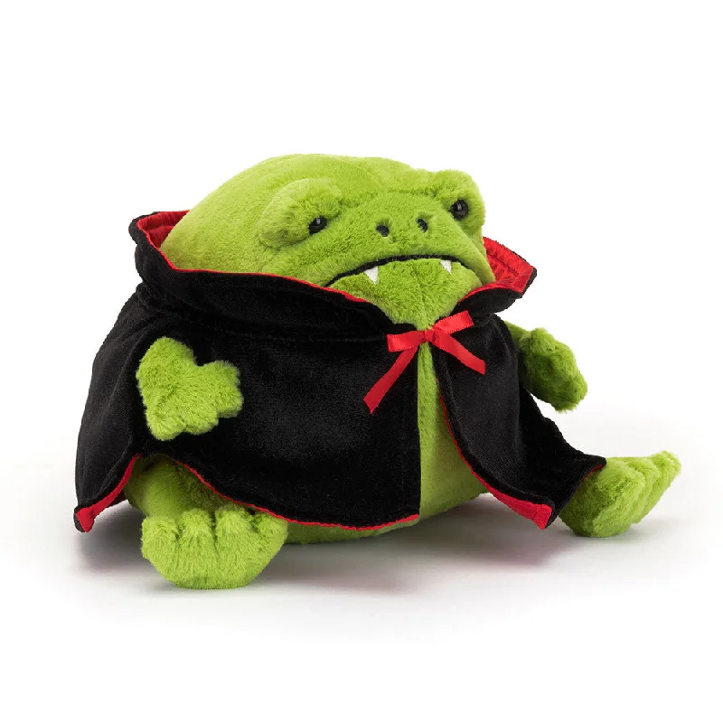 Fluffy and warm toy companionsJellycat Ricky Rain Frog Vampire