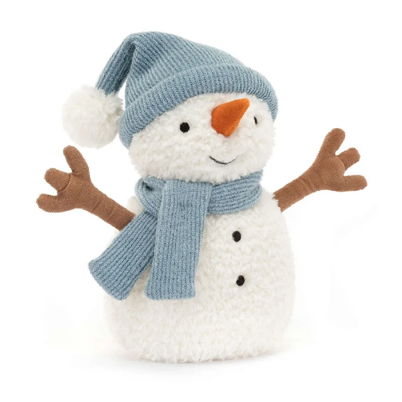 Huggable and charming Jellycat beloved by all ages.Jellycat Sammie Snowman