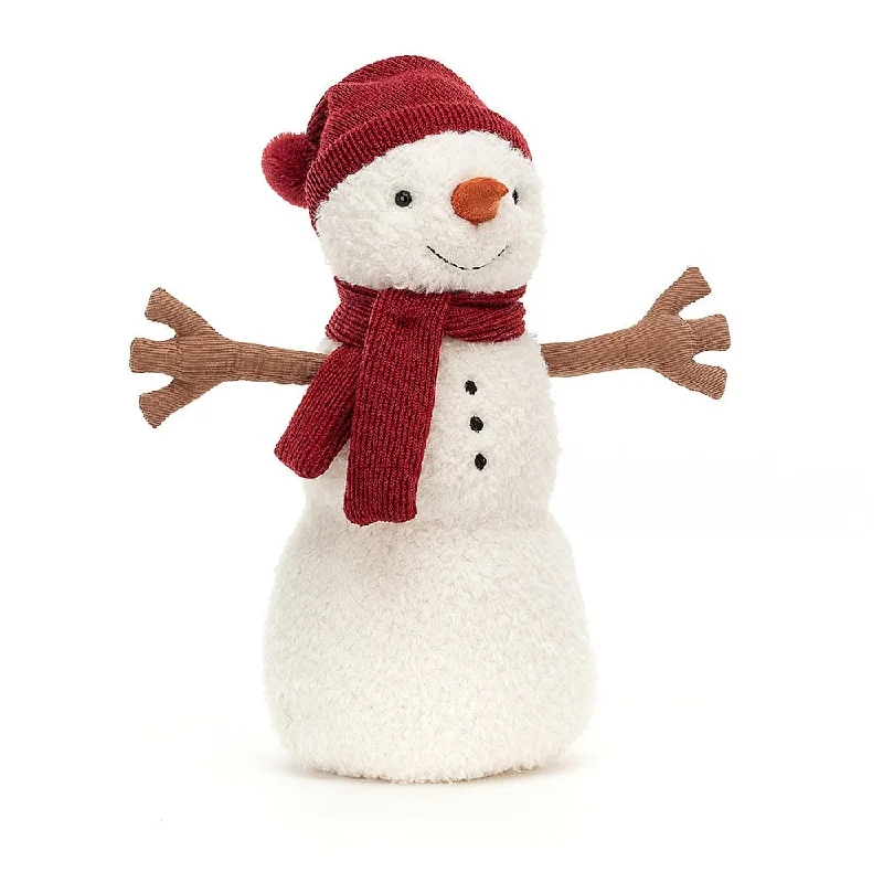 Fluffy and comforting Jellycat superior materialsJellycat Teddy Snowman - Large