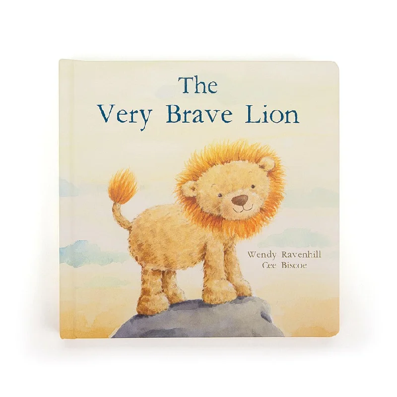 Fluffy and comforting Jellycat superior materialsJellycat Very Brave Lion Book