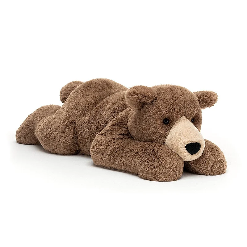 Huggable and charming Jellycat beloved by all ages.Jellycat Woody Bear - Lying Down