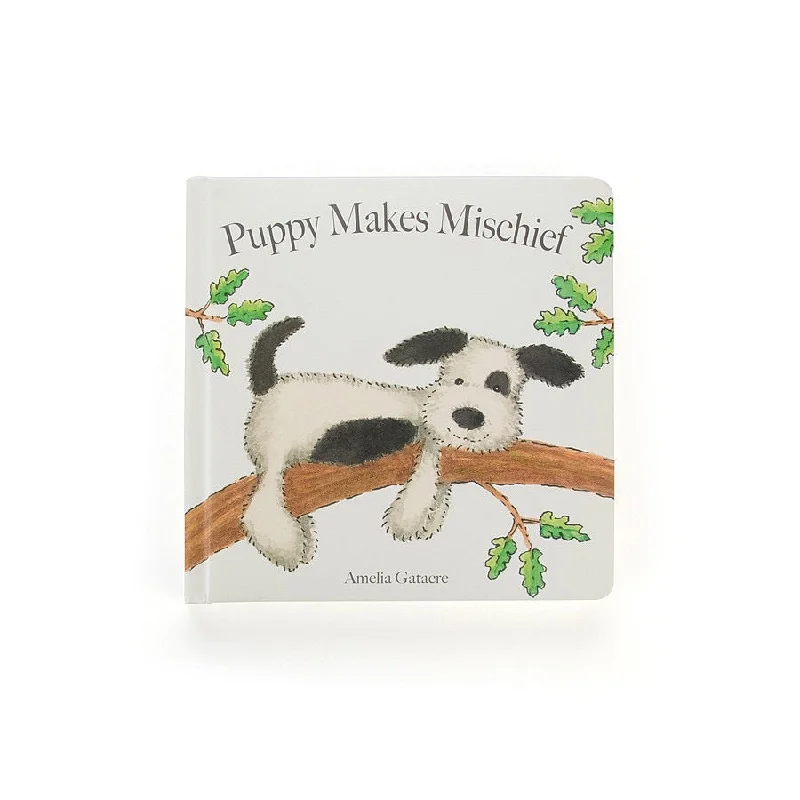 Huggable and comforting Jellycat creationsJellycat Board Book - Puppy Makes Mischief