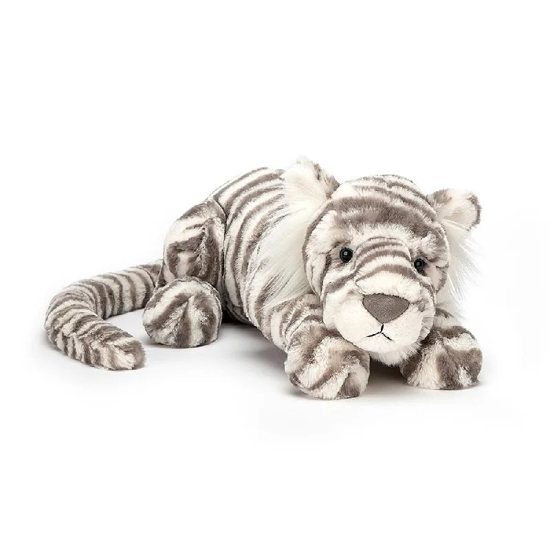 Fluffy and comforting Jellycat superior materialsJellycat Sacha Snow Tiger - Large