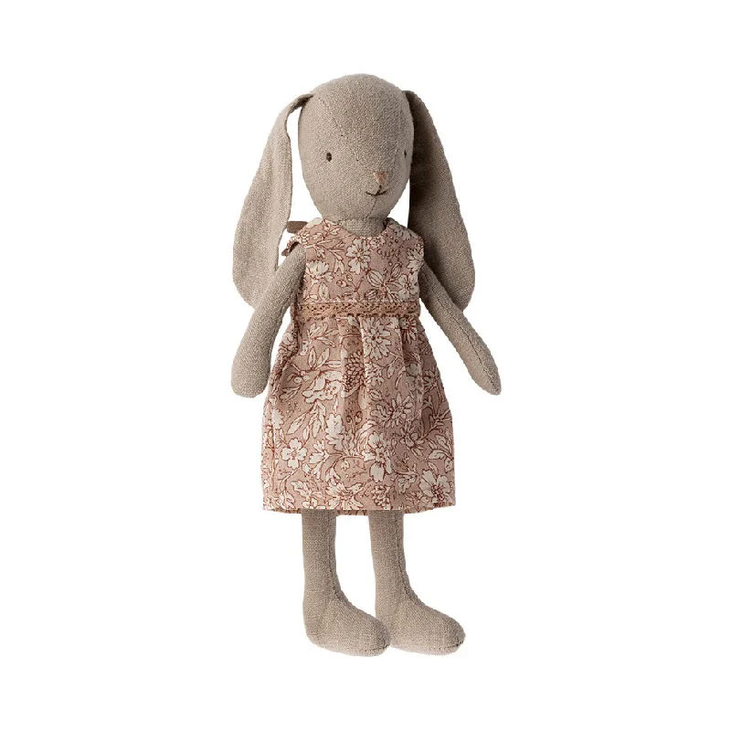 Playful and cheerful stuffed creaturesMaileg Bunny Size 1, Classic - Flower Dress