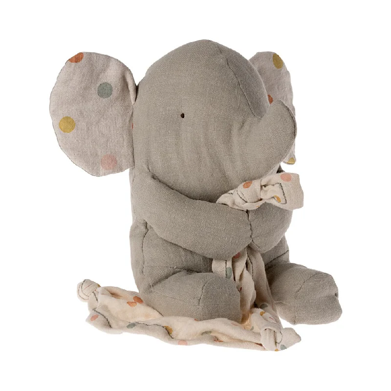 Cuddly and comforting plush charactersMaileg Lullaby Friends, Elephant - Iron Grey