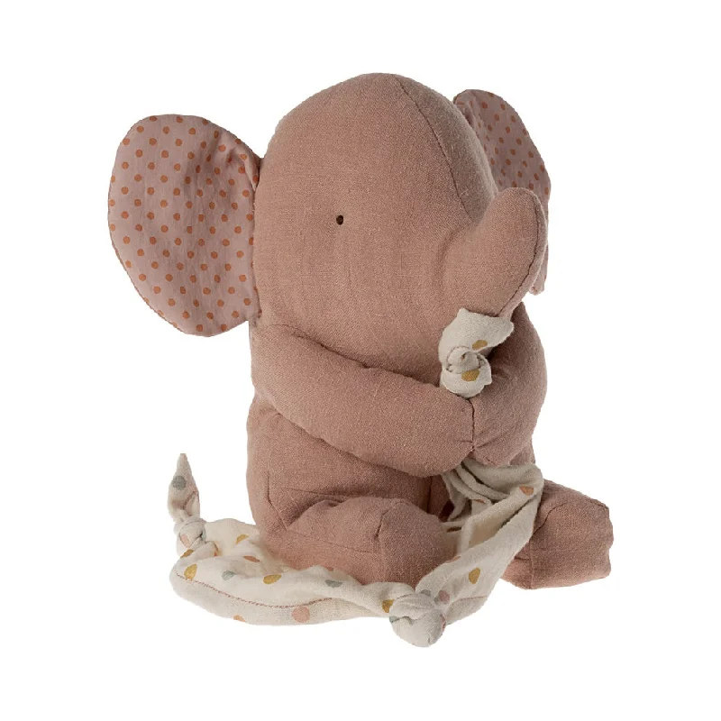 Adorable and charming plush figuresMaileg Lullaby Friends, Elephant - Old Rose