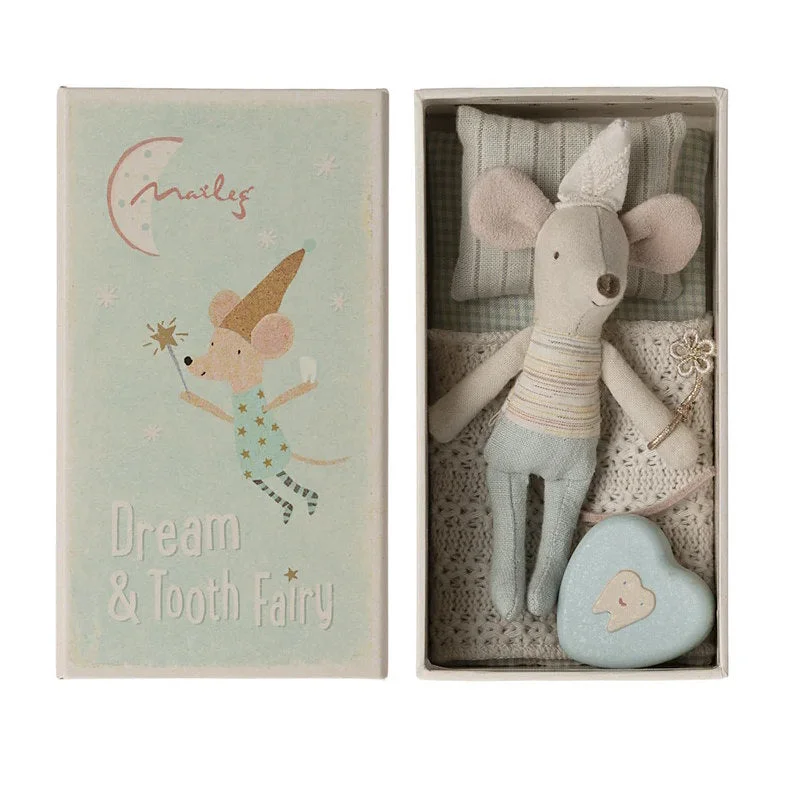 Colorful and vibrant plush creationsMaileg | Mouse Tooth Fairy Mouse Little Brother in Box