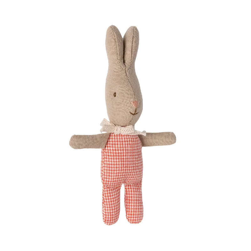 Friendly and approachable plush friendsMaileg | My Rabbit- Red Check