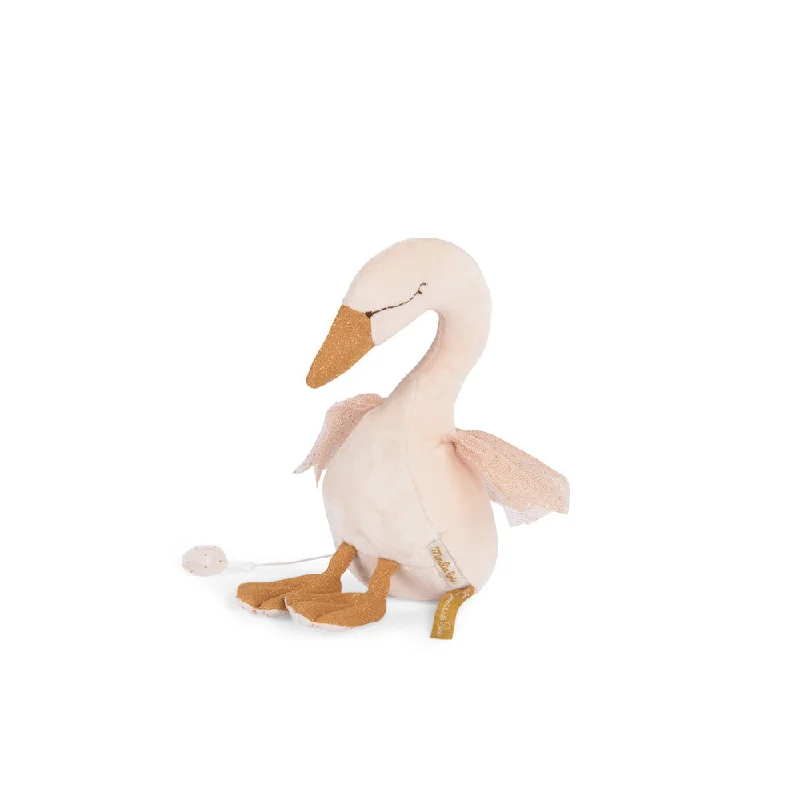 Sweet and innocent stuffed animalsMoulin Roty La Petite Ecole De Danse Musical Swan Doll 21cm