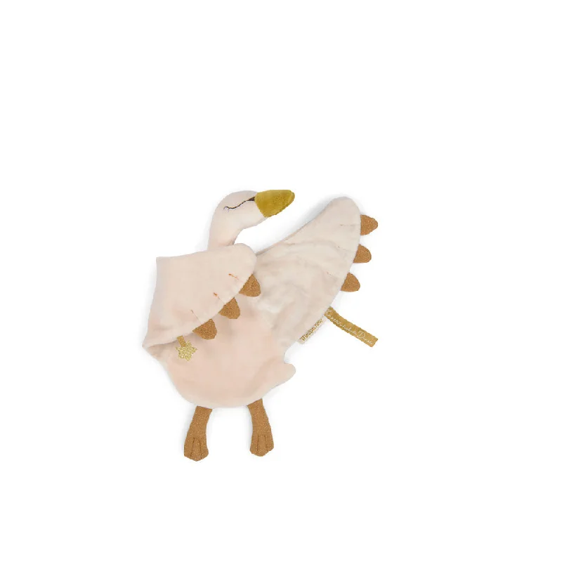 Delightful and enchanting plush friendsMoulin Roty La Petite Ecole De Danse Swan Baby Comforter