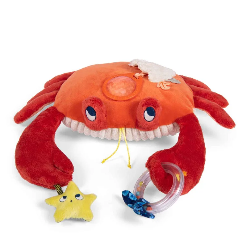 Adorable and charming plush figuresMoulin Roty Les Adventures De Paulie Large Activity Crab L 34cm