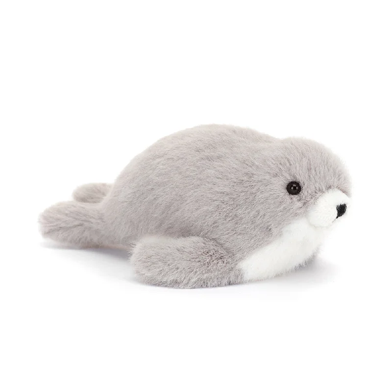 Huggable and charming Jellycat beloved by all ages.Nauticool Grey Seal