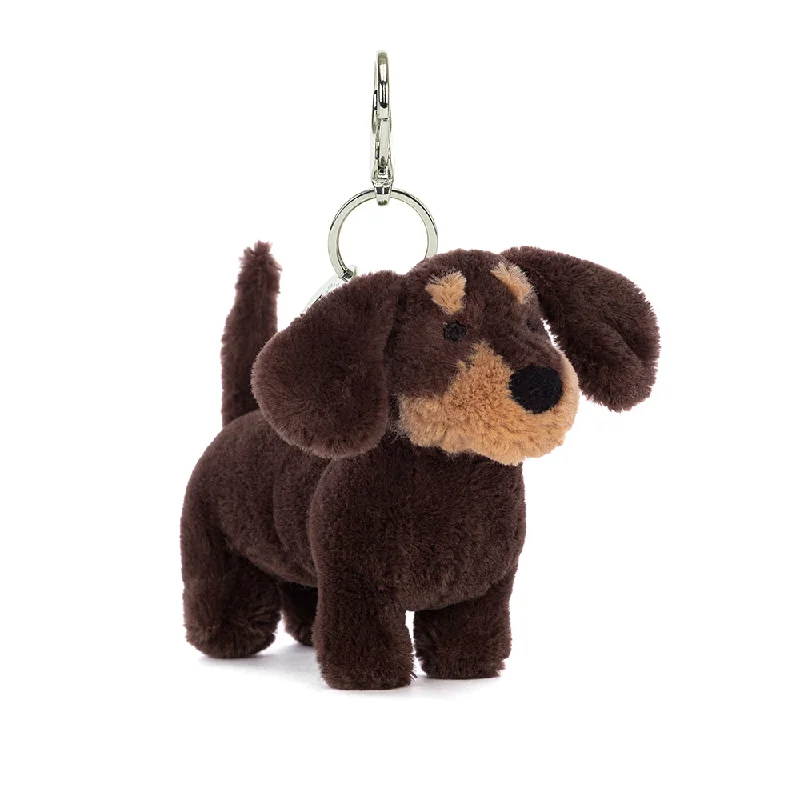 Cuddly and lovely Jellycat animalsOtto Sausage Dog Bag Charm