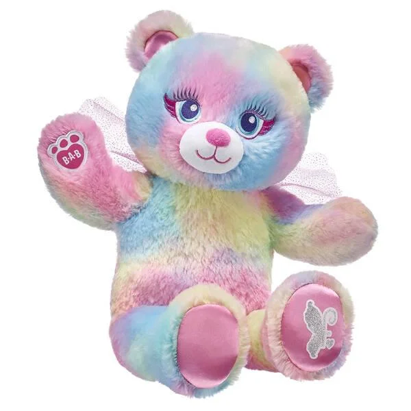 Endearing and lovable stuffed toysPastel Bear Fairy Friend