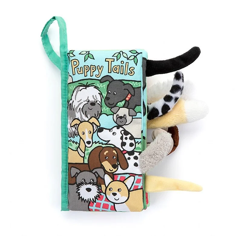 Fluffy and comforting Jellycat superior materialsPuppy Tails Activity Book