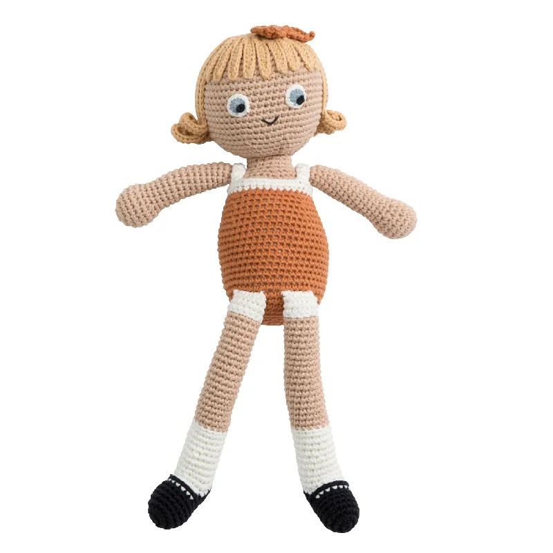 Fluffy and warm toy companionsSebra, Crochet Doll, Camille