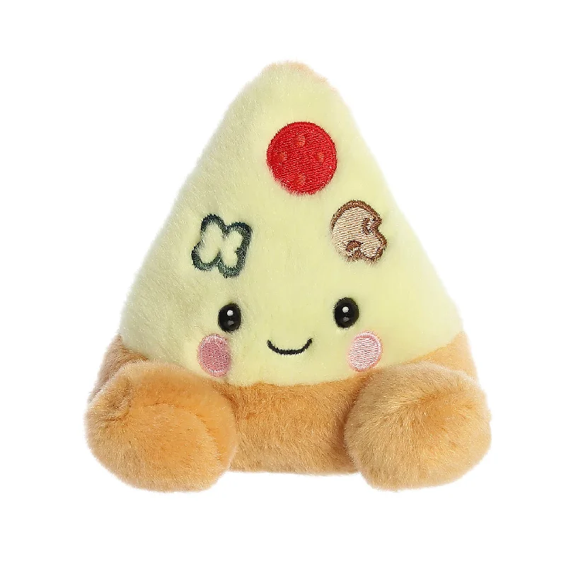 Soft and cuddly stuffed animalsSlice Pizza