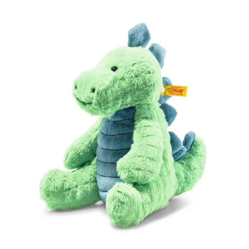 Endearing and lovable stuffed toysSteiff Spott Stegosaurus 28cm green petrol