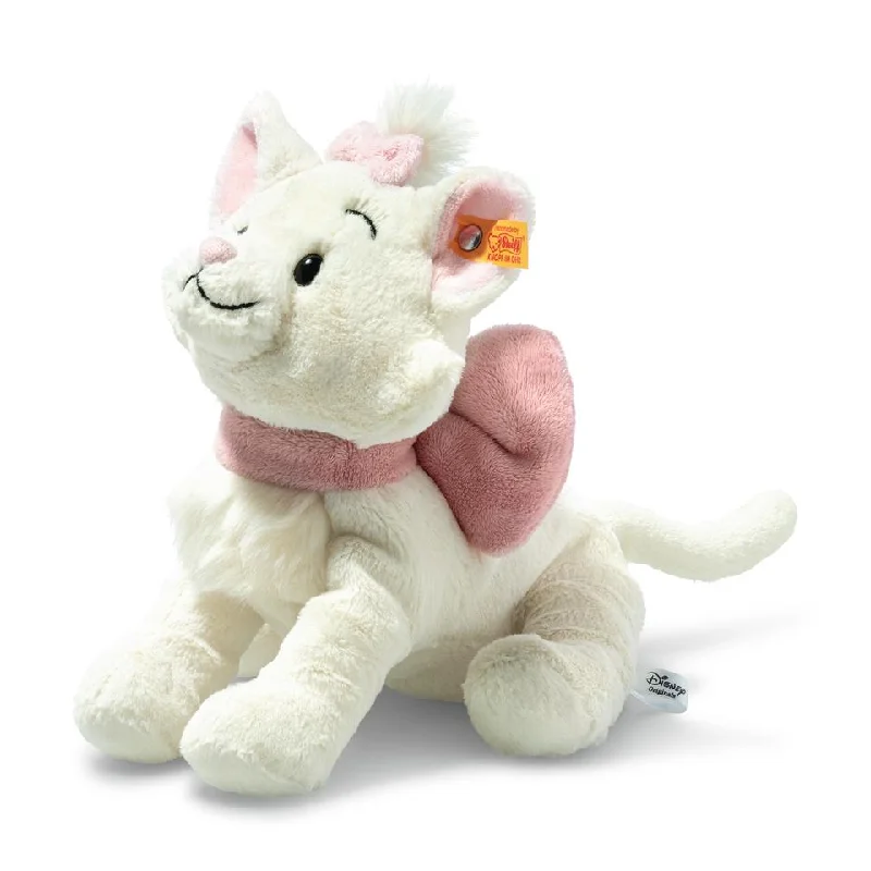 Huggable and cozy plush toysSteiff Disney Marie Cat 24cm white/pink