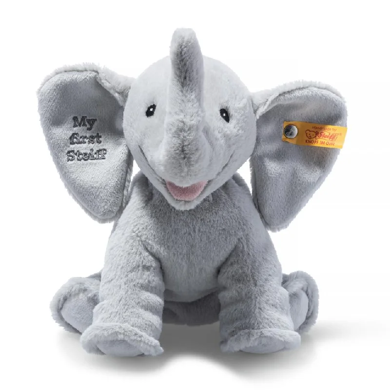 Soft and cuddly stuffed animalsSteiff Ellie the Elephant my first 24cm grey