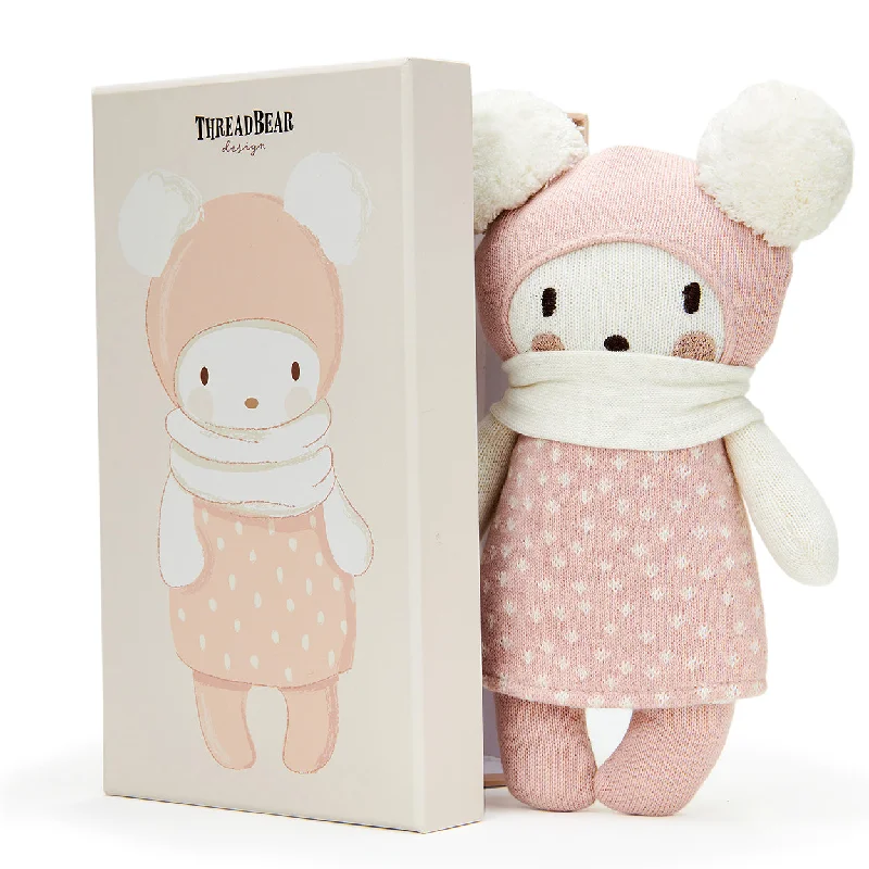 Cheerful and happy stuffed figuresTender Leaf Toys Baby Bella Large Knitted Doll