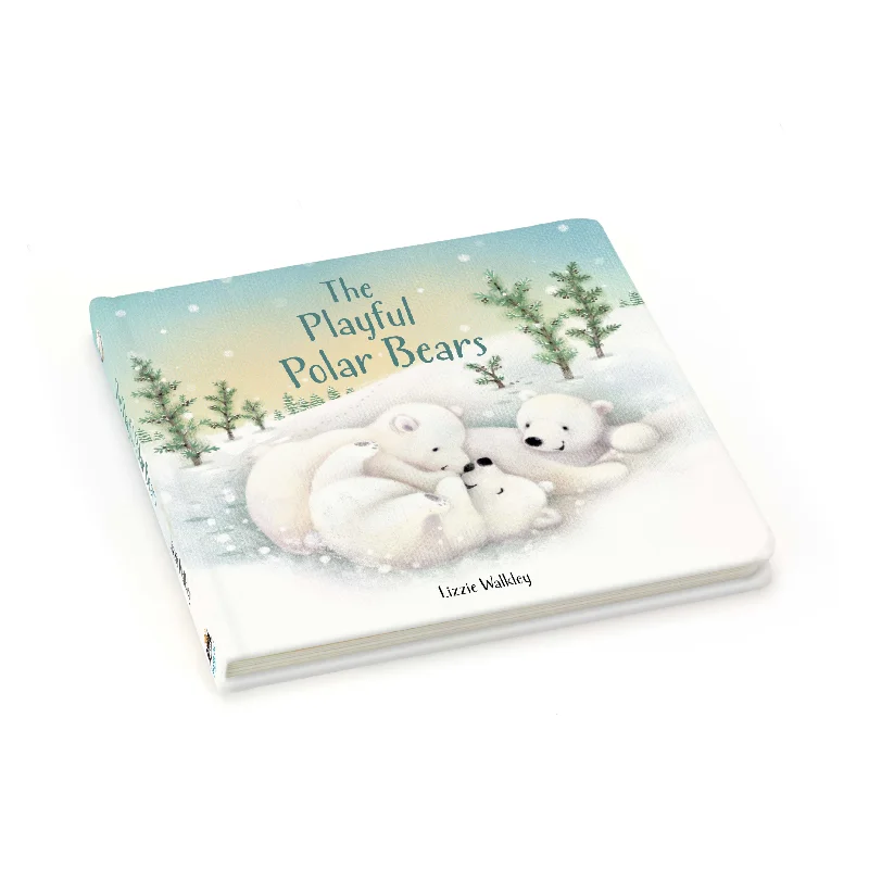 Soft and cozy Jellycat high-quality craftsmanshipThe Playful Polar Bears Book