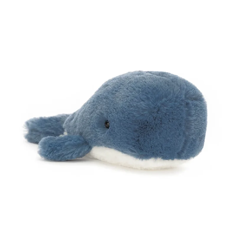 Fluffy and comforting Jellycat superior materialsWavelly Whale Blue