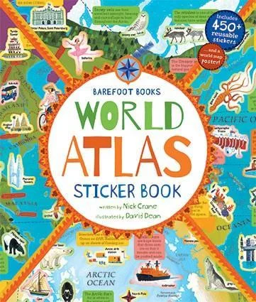 Imaginative children's literature Imaginative children's literature Barefoot Books World Atlas Sticker Book