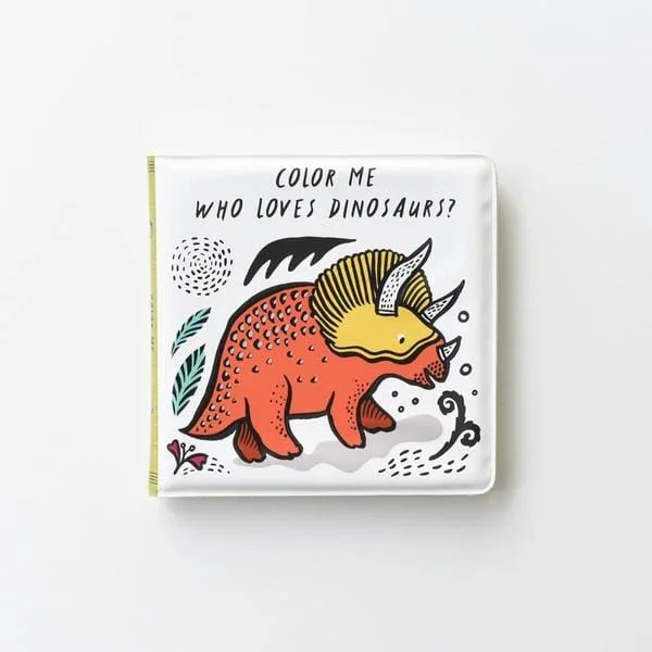 Imaginative children's literature Imaginative children's literature Colour Me: Who Loves Dinosaurs Bath Book