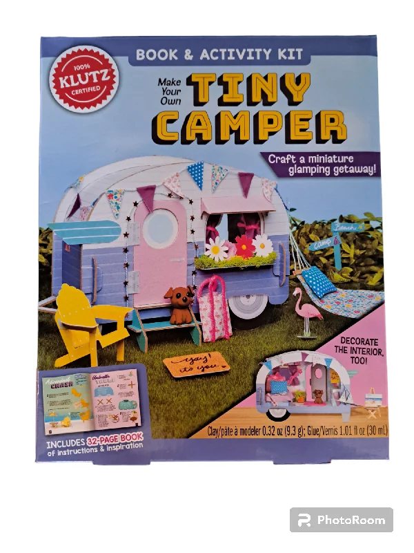 Fun-filled children's books Fun-filled children's books Klutz Make your Own Tiny Camper