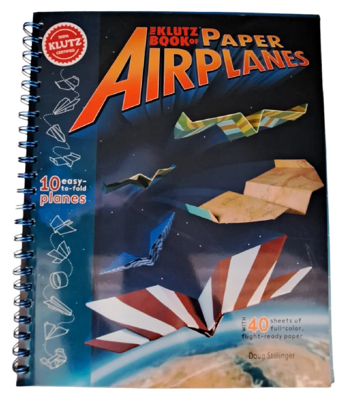 Thought-provoking children's literature Thought-provoking children's literature Klutz The Book of Paper Airplanes