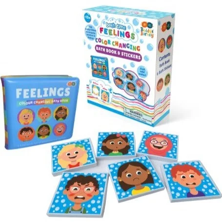 Imaginative children's literature Imaginative children's literature Magic Colour Changing Bath Book & Stickers - Feelings Imaginative children's literature Imaginative children's literature Magic Colour Changing Bath Book & Stickers - Feelings