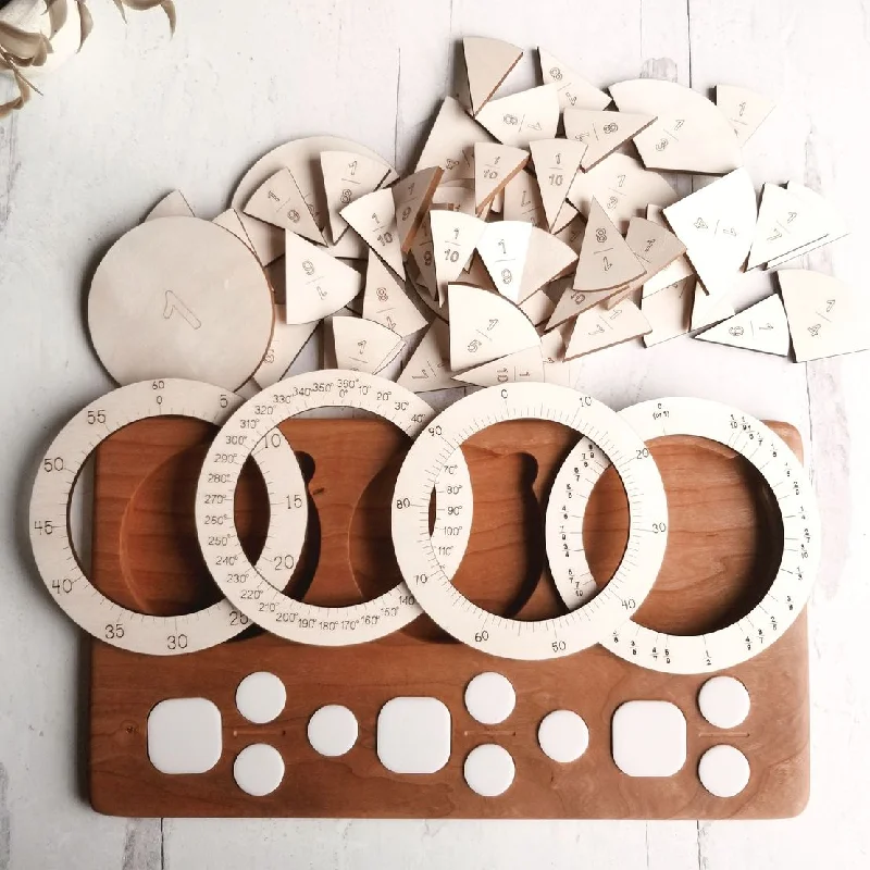 Enchanting fairy tales for children Enchanting fairy tales for children Mirus Toys Fraction manipulation board - Fraction circles