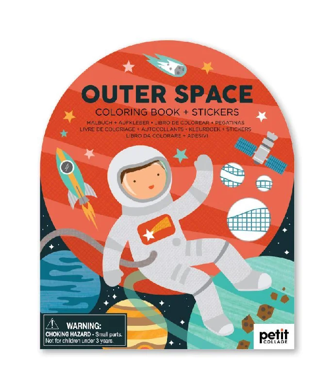 Entertaining tales for children Entertaining tales for children Colouring Book With Stickers - Outer Space Entertaining tales for children Entertaining tales for children Colouring Book With Stickers - Outer Space