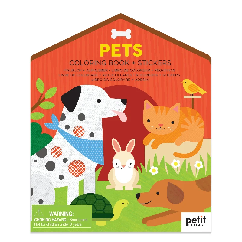 Fun-filled children's books Fun-filled children's books Colouring Book With Stickers - Pets Fun-filled children's books Fun-filled children's books Colouring Book With Stickers - Pets